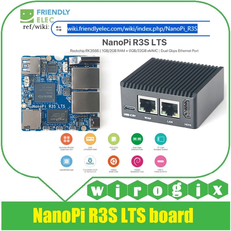 NanoPi R3S-LTS Board